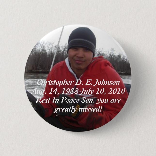 Photo of Chrisj 6 Cm Round Badge (Front)