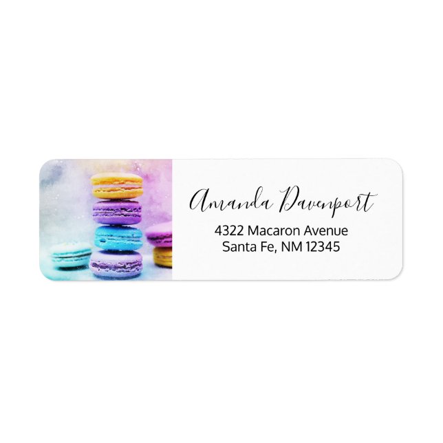 Photo of Colourful Macarons (Front)