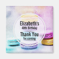 Photo of Colourful Macarons Birthday