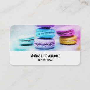 Photo of Colourful Macarons Business Card