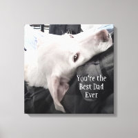 Photo of Cute Dog Best Dad Ever