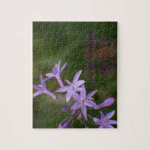 Photo of Dainty Purple Flowers created as a puzzle