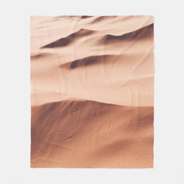 PHOTO OF DESERT SAND FLEECE BLANKET (Front)