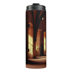 Photo of empty hallway thermal tumbler