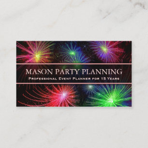 Photo of Fireworks Party Planner - Business Card