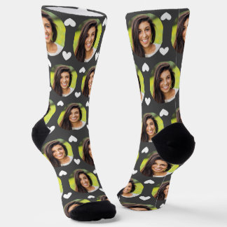 Photo of Girlfriend For Boyfriend Hearts Grey Socks