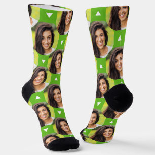 Photo of Girlfriend for Boyfriend Sporty Green Socks