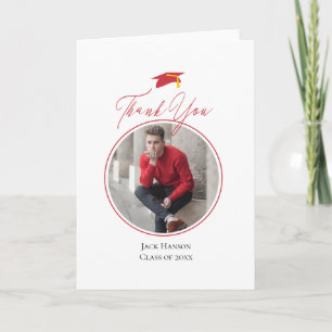 Photo of Grad, GRADUATION Thank You Card