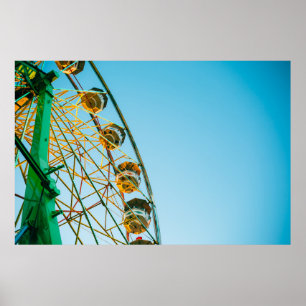 Photo of green Ferris wheel Poster