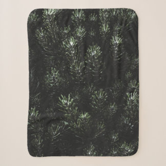 Photo of green fir plant sherpa blanket
