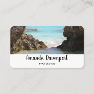 Photo of Island Coast & Tropical Sea Business Card