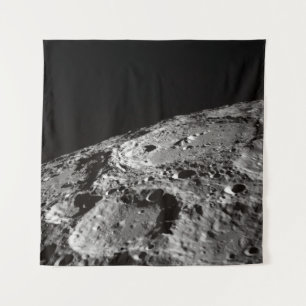 PHOTO OF MOON SURFACE TAPESTRY