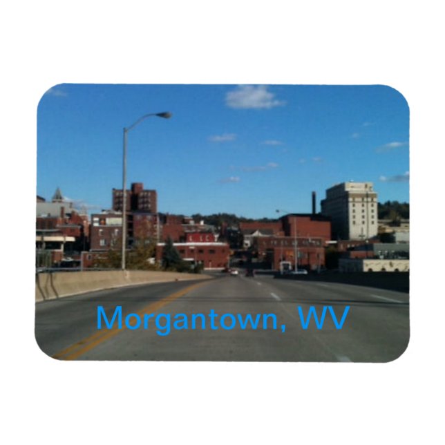 Photo of Morgantown WV skyline magnets (Horizontal)
