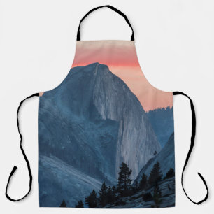 PHOTO OF MOUNTAIN DURING GOLDEN HOUR APRON