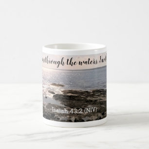 Photo of Ocean Hope and Encouragement Bible Verse Coffee Mug