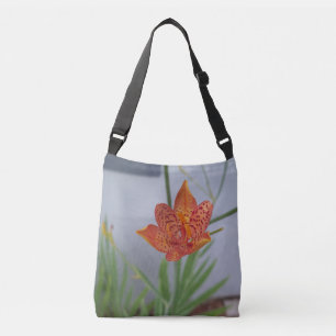photo of orange Blackberry Lily with red spots Crossbody Bag