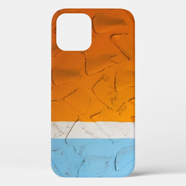 Photo of orange, white, and blue artwork Case-Mate iPhone case (Back)