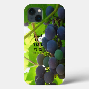 Photo of Purple Grapes Gospel of John Bible Verse iPhone 13 Case