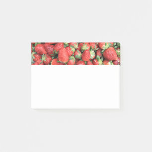 Photo of Red Juicy Strawberries Post-it Notes