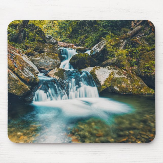 Photo Of River During Daytime Mouse Mat (Front)