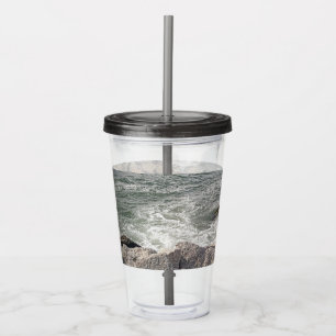 Photo of Rocky Ocean Shore Acrylic Tumbler