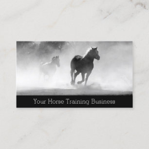 Photo of Running Horses - Trainer - Business Card