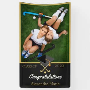 Photo of Soccer player congratulation graduate  Ba Banner