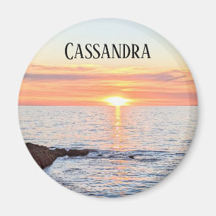 Photo of Sunset Name Tag Magnet