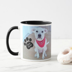 Photo of Sweet Dog with Best Mom Paw Mother's Day Mug