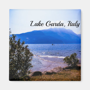 Photo of the amazing Lake Garda beach, Italy Magnet