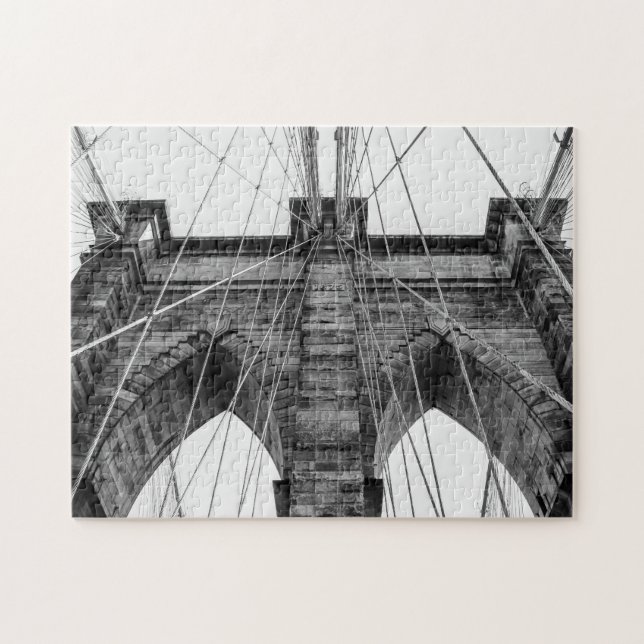 Photo of the Brooklyn Bridge in NYC Jigsaw Puzzle (Horizontal)