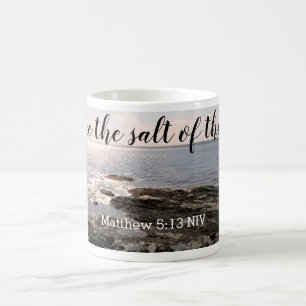 Photo of the Ocean You are the Salt of the Earth Coffee Mug