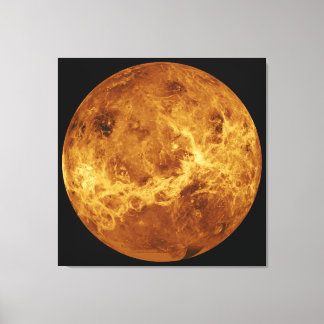 Photo of the planet Venus Canvas Print