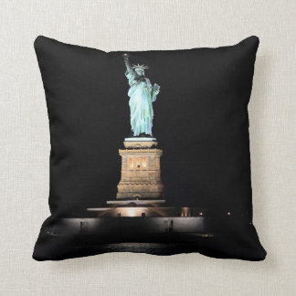 Photo of the Statue of Liberty in NYC Cushion