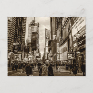Photo of Times Square in New York City Postcard