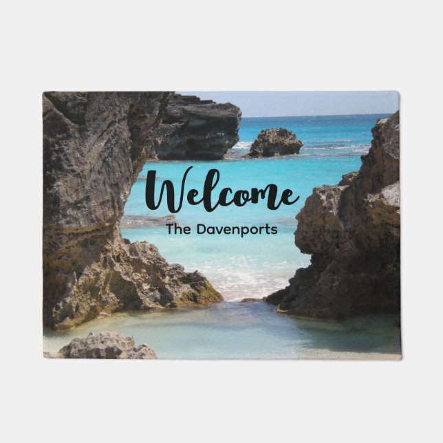 Photo of Tropical Island Coast & Sea Doormat (Front)