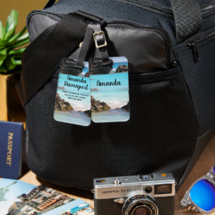 Photo of Tropical Island Coast & Sea Luggage Tag