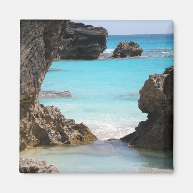 Photo of Tropical Island Coast & Sea Magnet (Front)