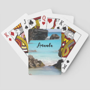 Photo of Tropical Island Coast & Sea Playing Cards