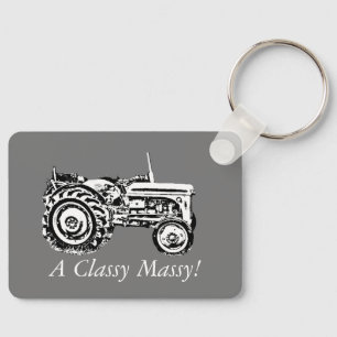 photo of vintage Gray massey fergison tractor Key Ring