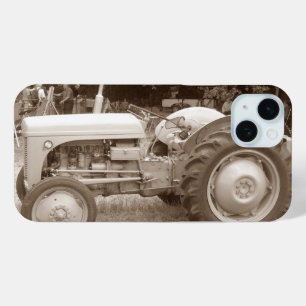 photo of Vintage Grey massey fergison tractor iPhone 15 Mini Case