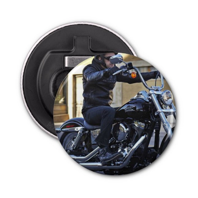 Photo of Yours Template Refrigerator Magnet Bottle Opener (Front)