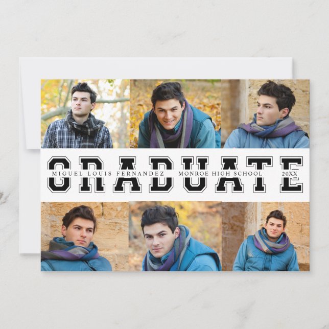 Photo Opp, Traditional Graduation Announcements (Front)