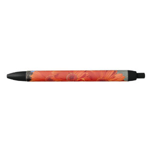 Photo Orange Daisy Flower Pen