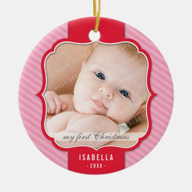 PHOTO ORNAMENT :: lapel design 1 (Front)