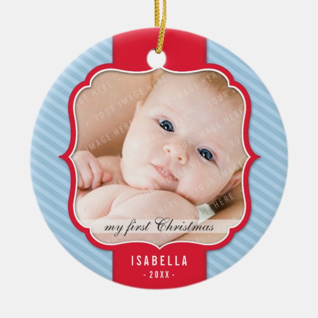 PHOTO ORNAMENT :: lapel design 5 (Front)