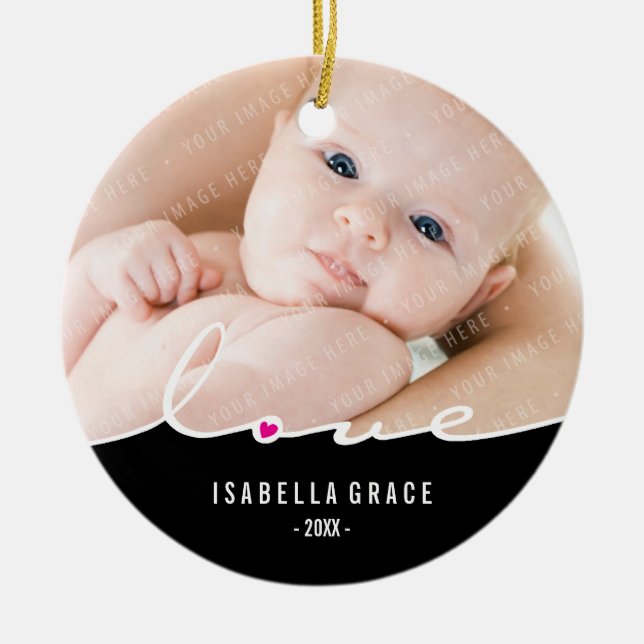 PHOTO ORNAMENT :: love divide 3 (Front)