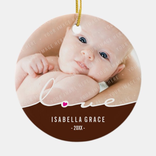 PHOTO ORNAMENT :: love divide 7 (Front)