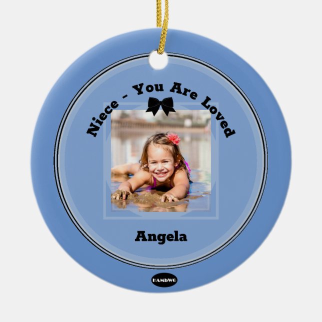 Photo Ornament with Stars HAMbWG (Front)