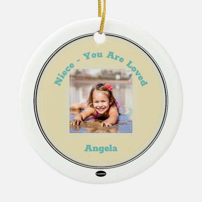 Photo Ornament with Stars HAMbWG (Front)